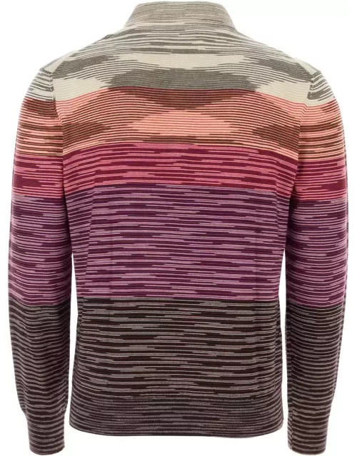 Missoni Embroidered Wool Polo Shirt