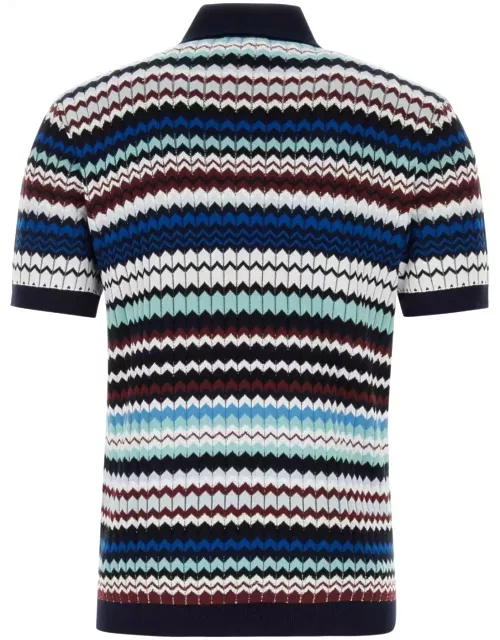 Missoni Embroidered Cotton Polo Shirt