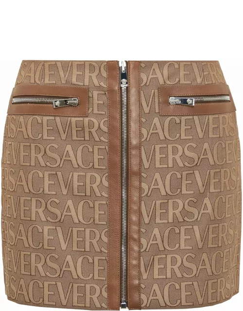 Versace Jacquard Mini Skirt