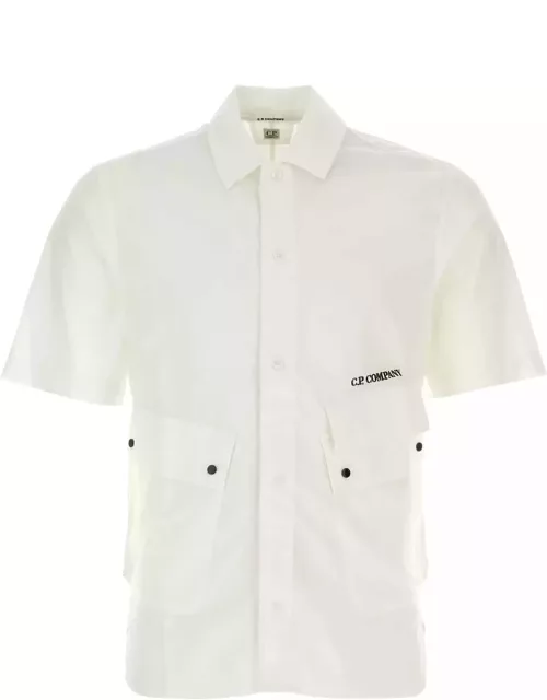 C.P. Company White Cotton Shirt