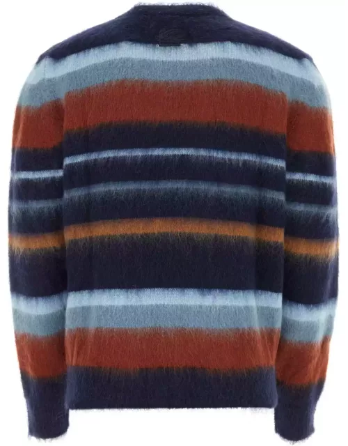 Etro Embroidered Mohair Blend Sweater