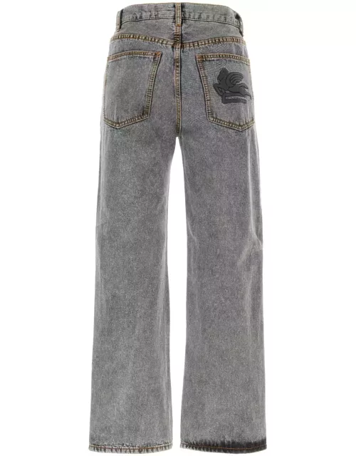 Etro Grey Denim Jean