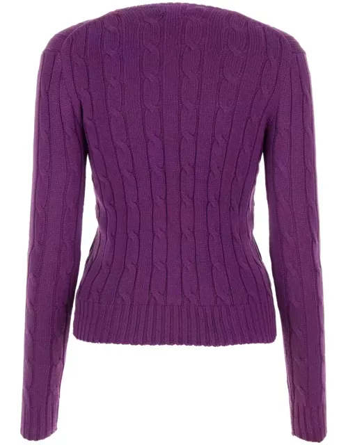 Polo Ralph Lauren Purple Cotton Sweater