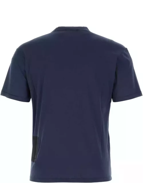 Ten C Navy Blue Cotton T-shirt