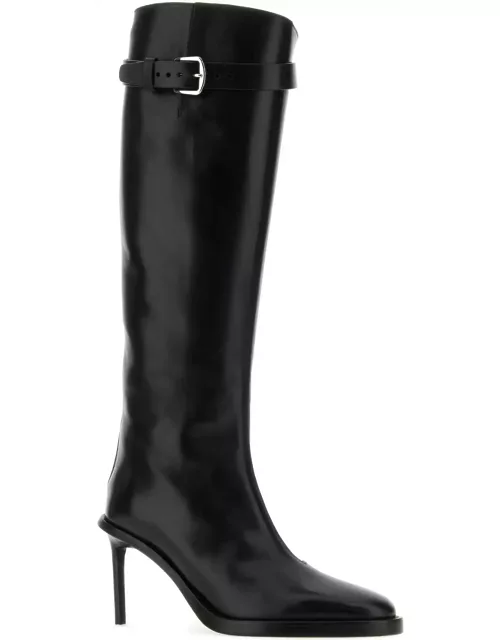 Ann Demeulemeester Black Leather Boot