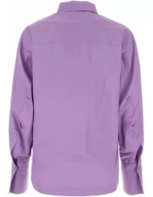 The Attico Lilac Poplin Eliza Shirt