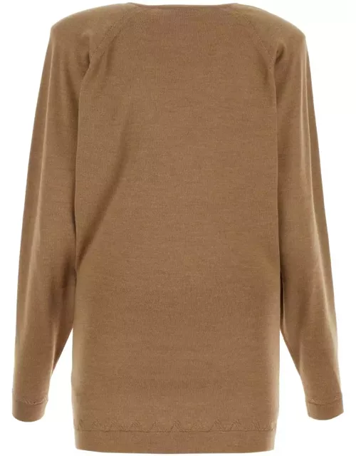 The Attico Camel Wool Bequiri Sweater