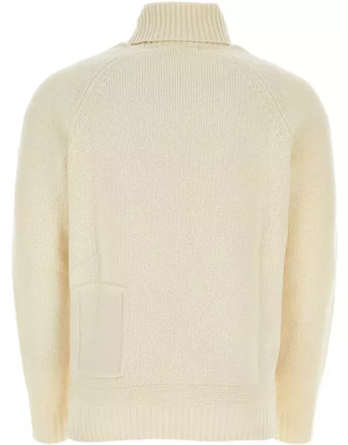 Ten C Ivory Wool Sweater