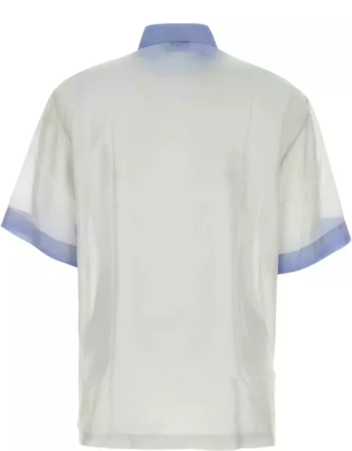 Dries Van Noten Light Grey Silk Cassidye Shirt
