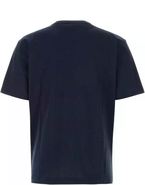 Dries Van Noten Midnight Blue Cotton Heer T-shirt