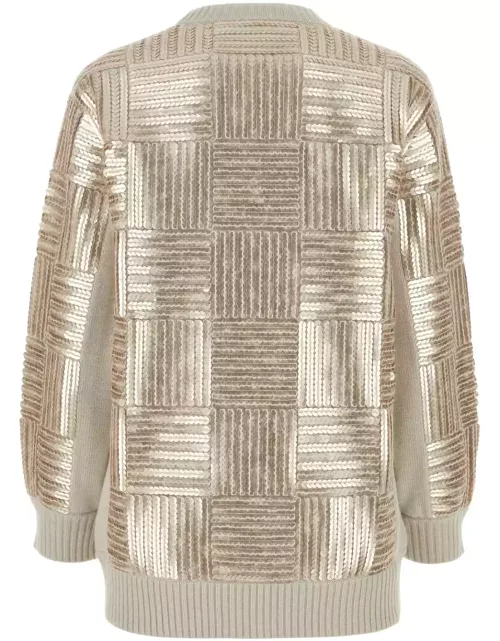 Max Mara Embellished Wool Piovra Sweater