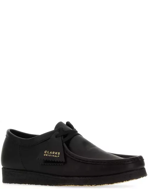 Clarks Black Leather Wallabee Ankle Boot
