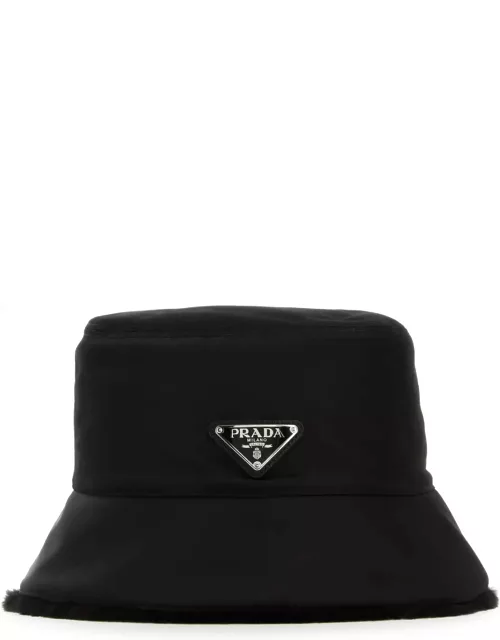 Prada Black Nylon Hat