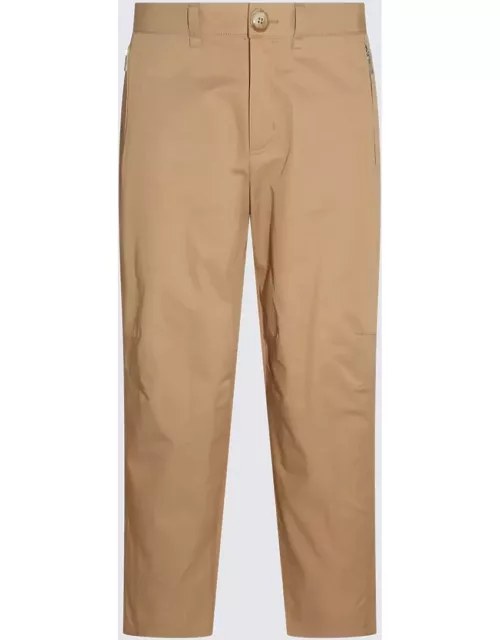 Lanvin Sand Cotton And Wool Blend Pant