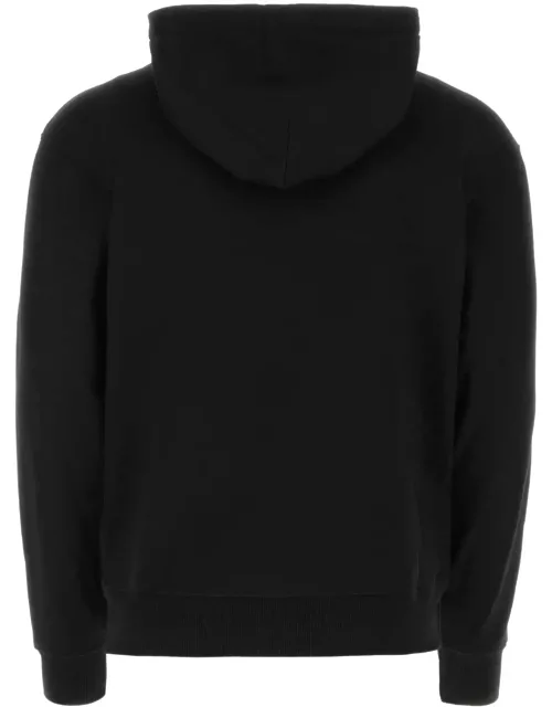Valentino Garavani Black Cotton Blend Sweatshirt