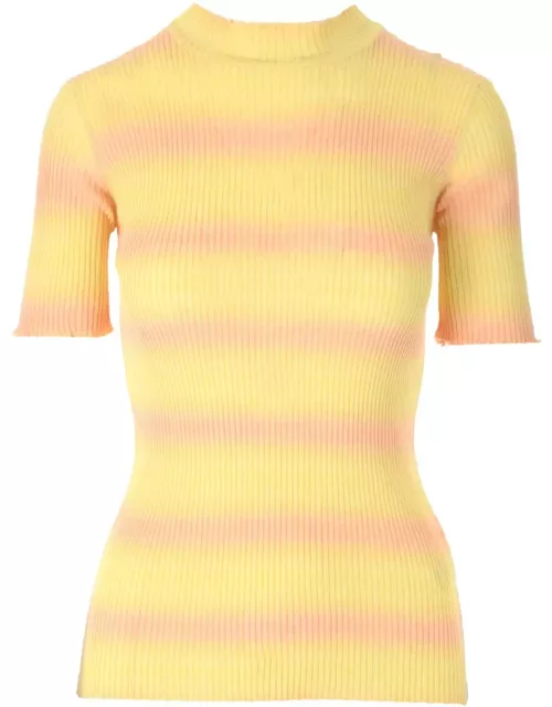 A.P.C. Striped Knitted Top