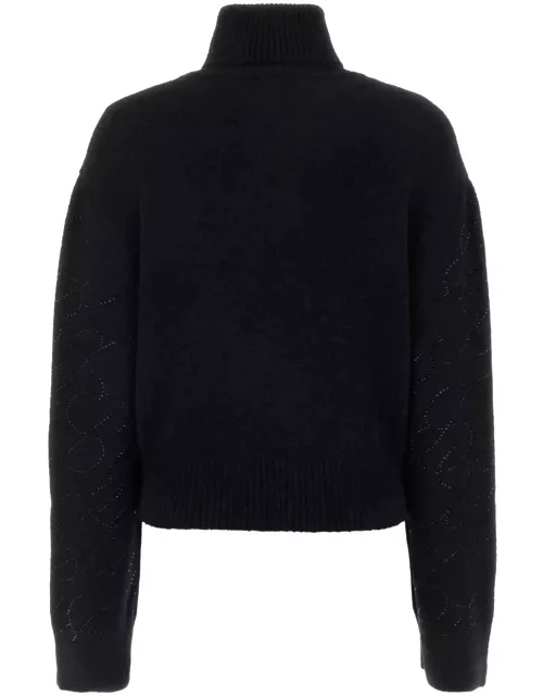 Blumarine Black Alpaca Blend Sweater
