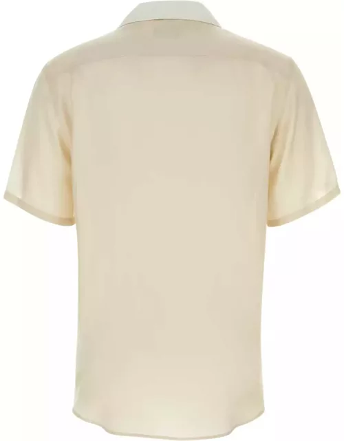 Giorgio Armani Sand Lyocell Blend Shirt