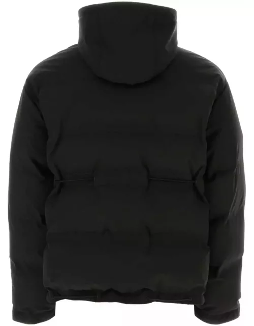 Valentino Garavani Black Stretch Nylon Blend Padded Jacket