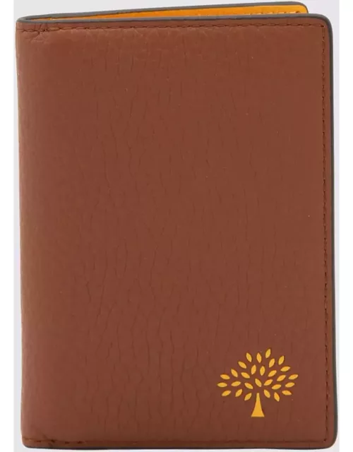 Mulberry Chestnut Brown Leather Cardholder