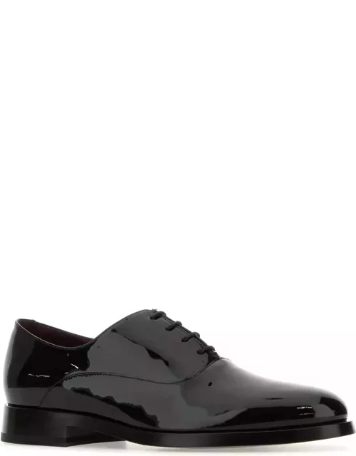 Valentino Garavani Black Leather Lace-up Shoe