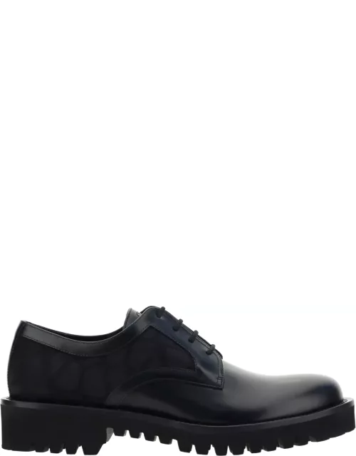 Valentino Garavani Black Derbies Shoe