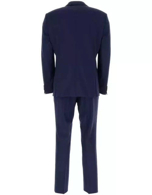 Hugo Boss Blue Stretch Wool Suit