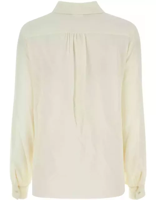 Weekend Max Mara White Silk Esopo Shirt