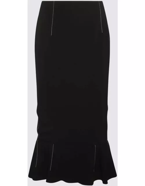 Marni Black Viscose Blend Skirt