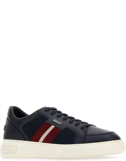 Bally Multicolor Leather And Fabric Melys Sneaker