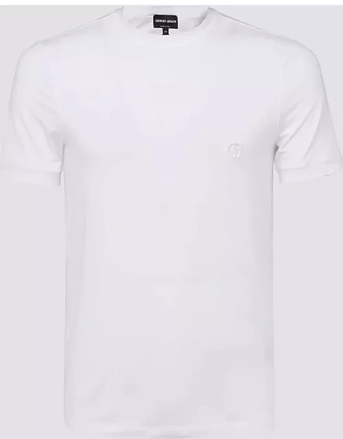 Giorgio Armani White Cotton T-shirt
