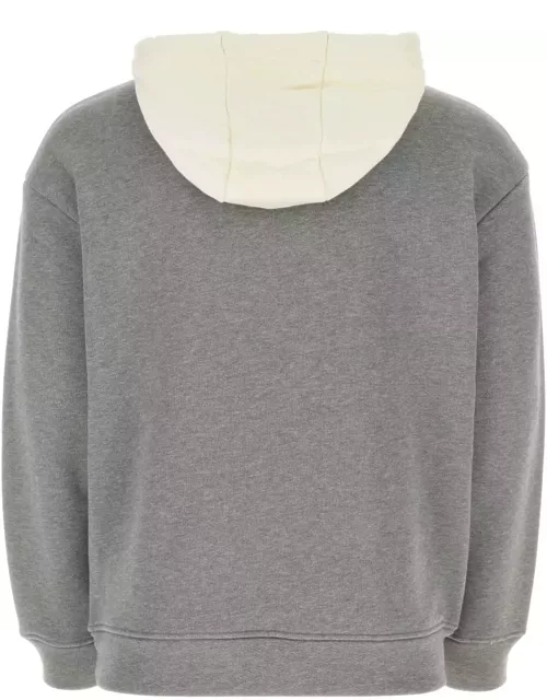 Emporio Armani Two-tone Cotton Sweatshirt