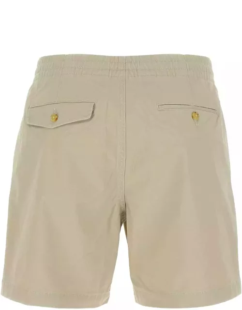 Polo Ralph Lauren Dove-grey Stretch Cotton Bermuda Short