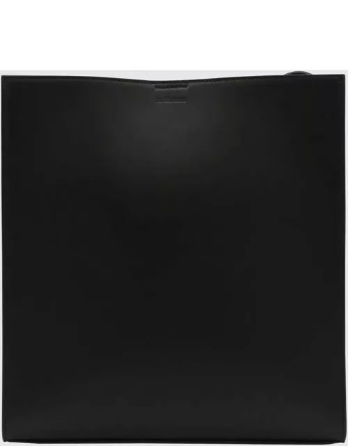 Jil Sander Black Leather Tangle Medium Crossbody Bag