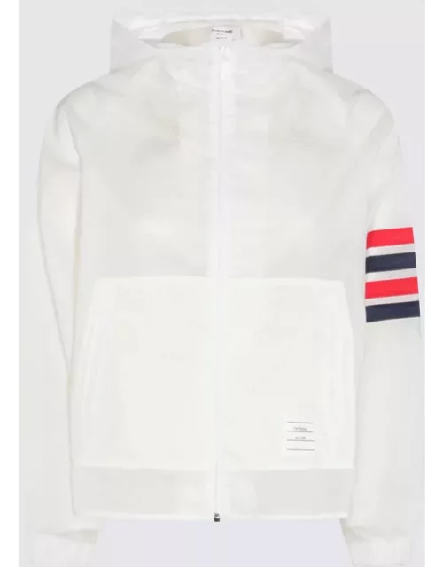 Thom Browne 4-bar Stripe Detailed Hooded Jacket