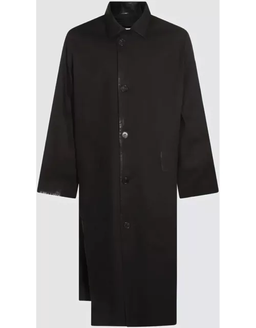 Maison Margiela Black Cotton Coat