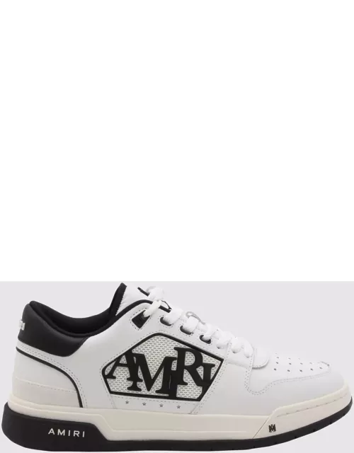 AMIRI White And Black Leather Sneaker