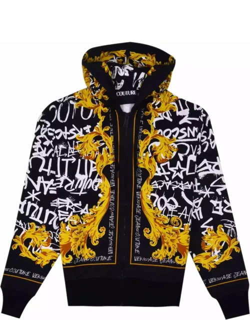 Versace Jeans Couture Printed Cotton Sweatshirt