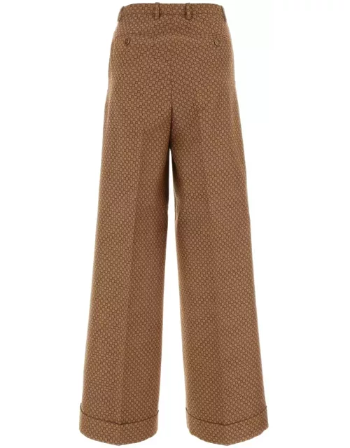 Gucci Embroidered Polyester Blend Pant