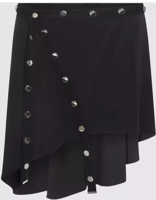 The Attico Black Mini Skirt