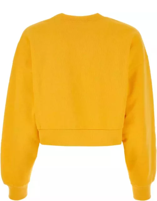 Gucci Yellow Cotton Sweatshirt