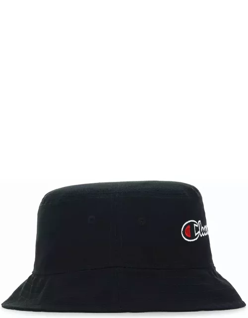 Champion Black Cotton Bucket Hat