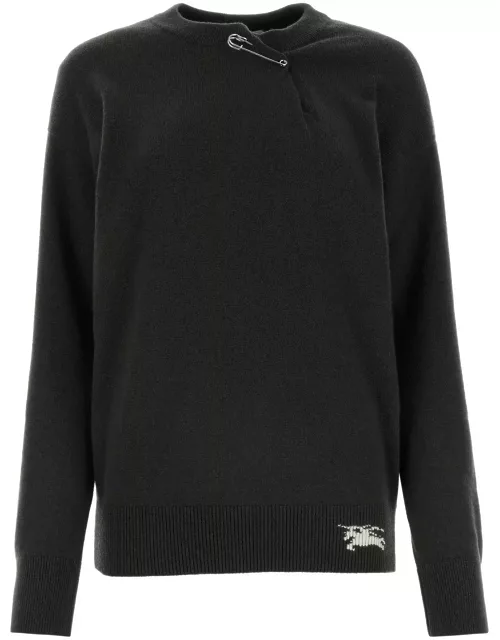 Burberry Anthracite Cashmere Sweater