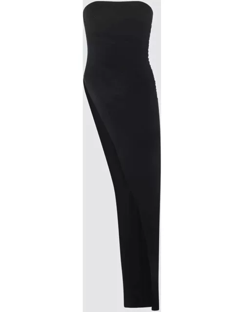Rick Owens Edfu Skirt In Black Polyamide Polyester
