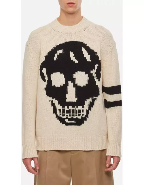 Alexander McQueen Crewneck Skull Sweater