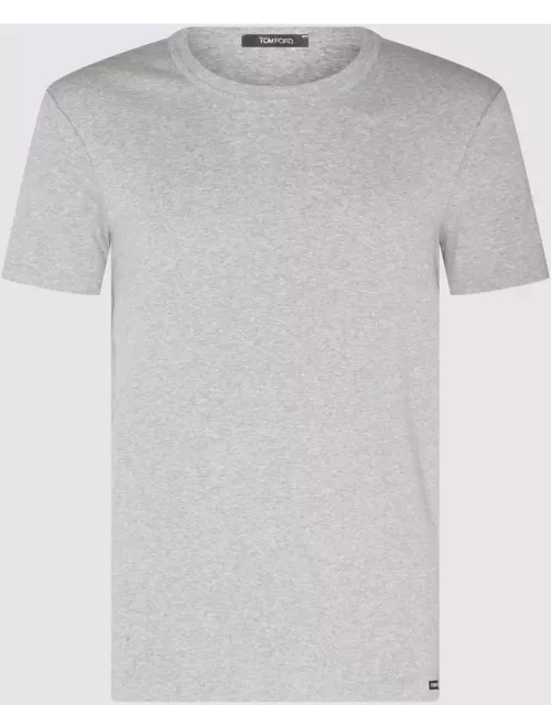 Tom Ford Grey Cotton Blend T-shirt
