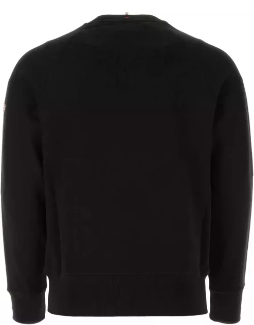 Moncler Grenoble Black Cotton Sweatshirt