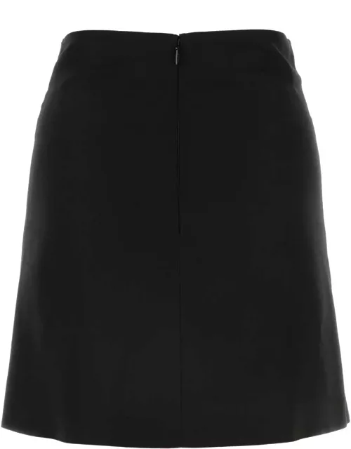 Philosophy di Lorenzo Serafini Black Viscose Blend Mini Skirt