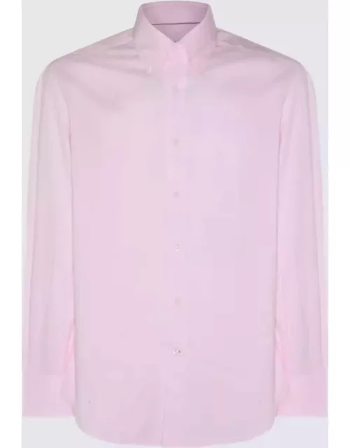 Brunello Cucinelli Pink Cotton Shirt