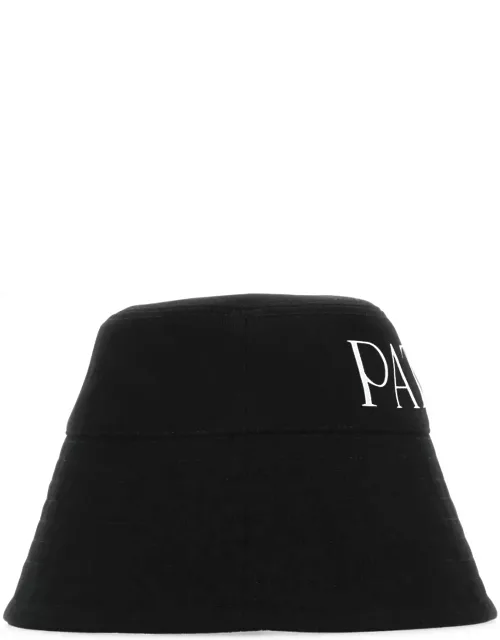 Patou Black Canvas Hat